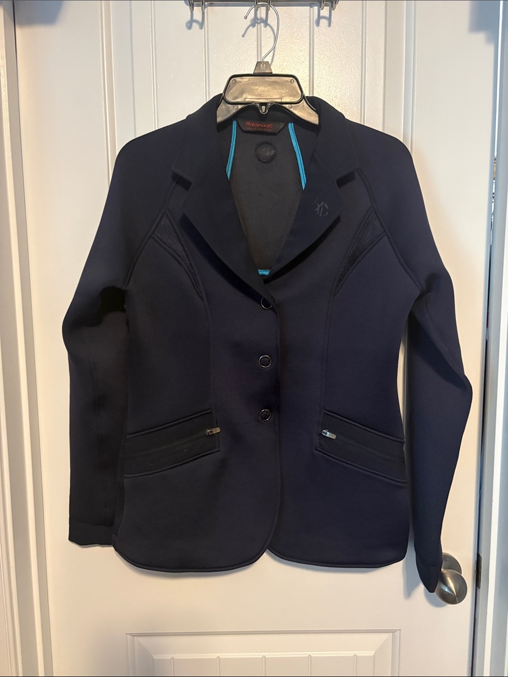 Equestrian Show Coat Horseware Navy Performance Stretch Blazer Jacket - Winter